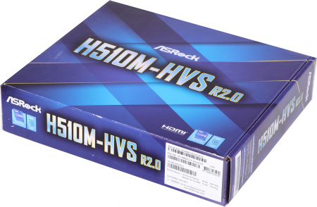Материнская плата Asrock H510M-HVS R2.0 Soc-1200 Intel H510 2xDDR4 mATX AC`97 8ch(7.1) GbLAN+VGA+HDMI