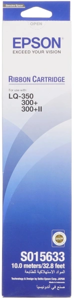 Картридж ленточный Epson C13S015633BA черный для Epson LQ-200/400/450/500/550 LQ-300/300+/570/570+/580/870
