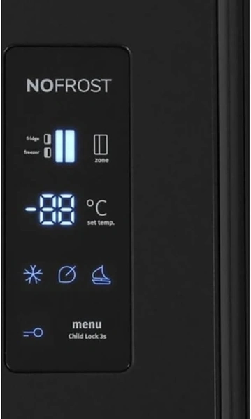 Холодильник Gorenje NRS918EMB 2-хкамерн. черный инвертер
