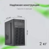 Корпус Digma DCC-MN302 черный без БП mATX 2xUSB2.0 audio