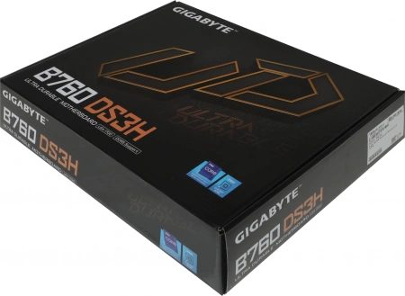 Материнская плата Gigabyte B760 DS3H Soc-1700 Intel B760 4xDDR5 ATX AC`97 8ch(7.1) GbLAN RAID+HDMI+D