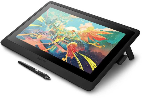 Графический планшет-монитор Wacom Cintiq DTK1660K0B LED USB черный