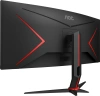 Монитор AOC 34" Gaming CU34G2X черный/красный VA LED 1ms 21:9 HDMI матовая HAS 300cd 178гр/178гр 3440x1440 144Hz FreeSync Premium DP FHD USB 8.1кг