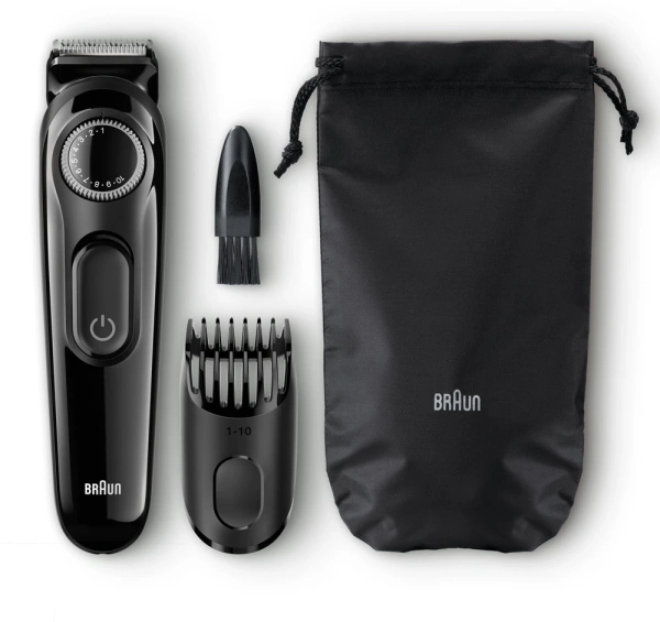 Триммер Braun BT3000 черный (насадок в компл:1шт)