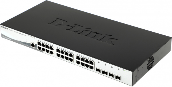 Коммутатор D-Link DGS-1210-28X/ME/B 24G 4SFP+ управляемый