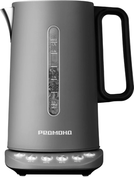 Чайник электрический Редмонд KM241 1.7л. 2200Вт серый корпус: пластик