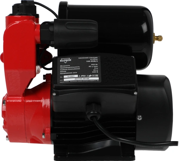 Насосная станция поверхностный Elitech САВ 400В/2 400Вт 2400л/час (182178)
