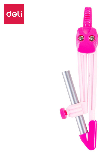 Циркуль для черчения Deli E8621 корпус ассорти металл