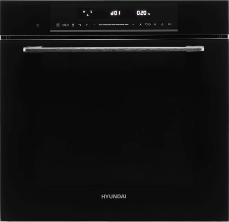 Духовой шкаф Электрический Hyundai HMEO 6780 BG черное стекло/серебристый