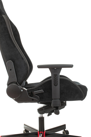 Кресло игровое A4Tech Bloody GC-450 черный текстиль/эко.кожа с подголов. крестов. металл черный