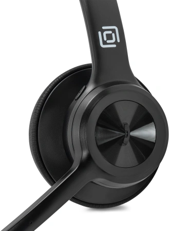 Наушники с микрофоном Оклик HS-L800 черный накладные (1978719)