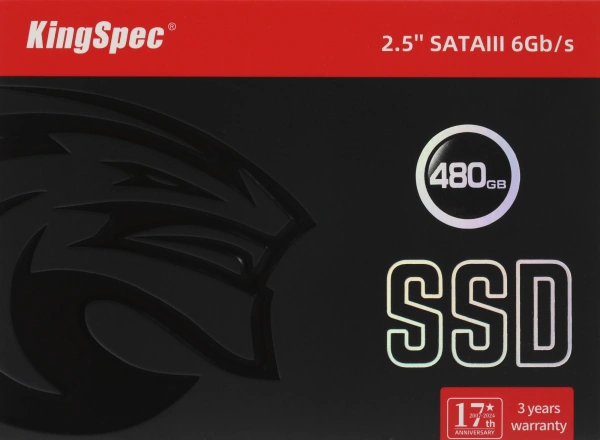 Накопитель SSD Kingspec SATA-III 480GB P4-480 2.5"