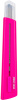 Нож канцелярский Deli E2038PINK 80мм шир.лез.9мм розовый блистер