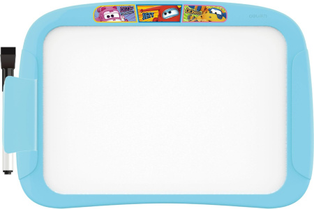 Доска магнитно-маркерная Deli EH50002 Super Wings магнитно-маркерная лак синий 20.5x28.6см пластик рама