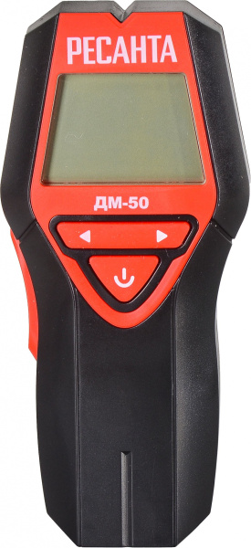 Детектор металла Ресанта ДМ-50 красный/черный (61/10/533)