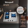 Газовая варочная поверхность Weissgauff HGG 430 XR нержавеющая сталь
