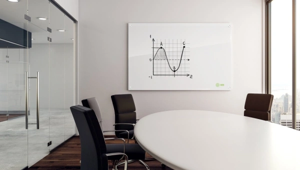 Доска стеклянная Cactus CS-GBD-65X100-WT-TM Сквозное крепление стекло белый 65x100см стекло крепления