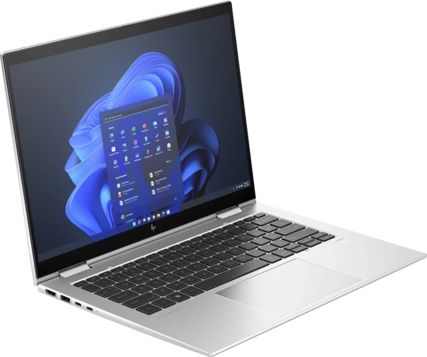 Ноутбук HP EliteBook x360 1040 G10 Core i7 1355U 16Gb SSD512Gb Intel Iris Xe graphics 14" IPS Touch WUXGA (1920x1200) Windows 11 Professional 64 silver WiFi BT Cam (9M491AT)