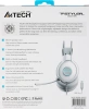 Наушники с микрофоном A4Tech Fstyler FH300U белый 2м мониторные USB оголовье (FH300U WHITE)
