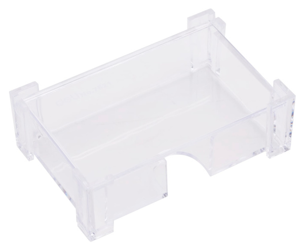 Подставка Deli E7621 для визиток 103х68х34мм прозрачный