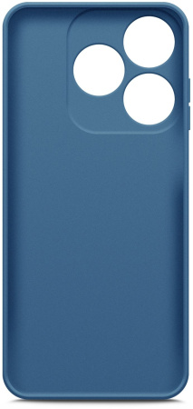 Чехол (клип-кейс) BoraSCO для Tecno Spark 10/10C 71639 синий