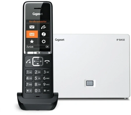 Телефон IP Gigaset Comfort 550A IP BASE Rus черный (S30852-H3037-R104)