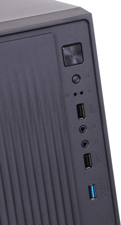 Корпус Accord ACC-261B черный без БП mATX 1x80mm 1x92mm 2x120mm 2xUSB2.0 1xUSB3.0 audio