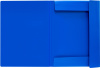 Папка на резинке Бюрократ -PRA3BLUЕ A3 пластик 0.7мм синий вмест.:400лист.