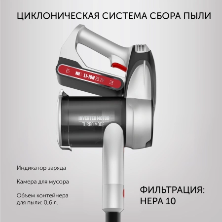 Пылесос Polaris PVCS 5090 Clean Expert PRO 450Вт серый/черный