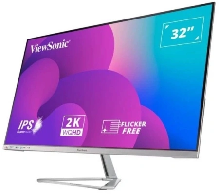 Монитор ViewSonic 31.5" VX3276-2K-mhd-2 черный IPS LED 4ms 16:9 HDMI M/M матовая 1200:1 250cd 178гр/178гр 2560x1440 75Hz DP QHD 6.2кг