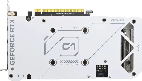 Видеокарта Asus PCI-E 4.0 DUAL-RTX4060TI-O8G-WHITE NV RTX4060TI 8Gb 128bit GDDR6 2565/18000/HDMIx1/D