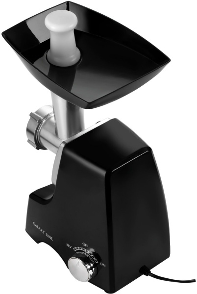 Мясорубка Galaxy Line GL 2415 1500Вт черный/серебристый