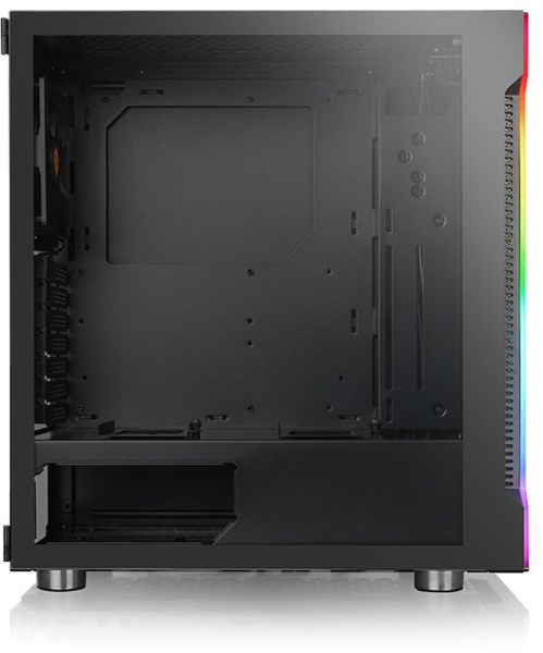 Корпус Thermaltake H200 TG RGB черный без БП ATX 2xUSB3.0 audio bott PSU