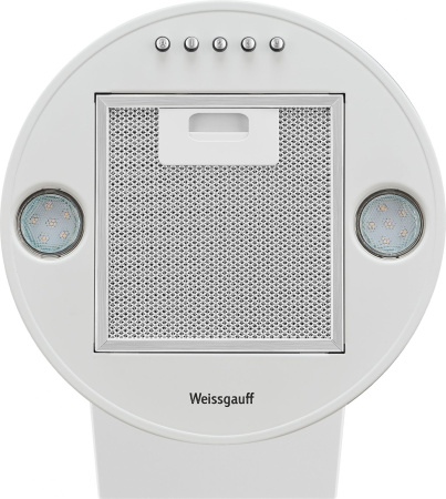 Вытяжка каминная Weissgauff Tubus 700 PB WH белый управление: кнопочное (1 мотор)