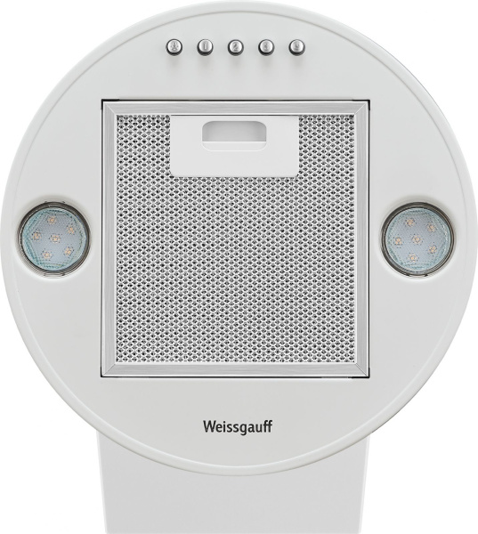 Вытяжка каминная Weissgauff Tubus 700 PB WH белый управление: кнопочное (1 мотор)