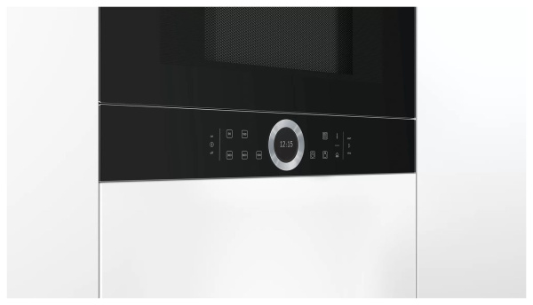Микроволновая печь Bosch BFL634GB1 21л. 900Вт черный (встраиваемая)