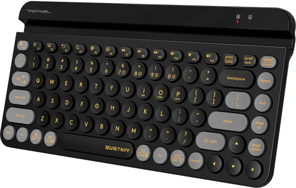 Клавиатура A4Tech Fstyler FBK30 черный/серый USB беспроводная BT/Radio slim Multimedia (FBK30 BLACKCURRANT)