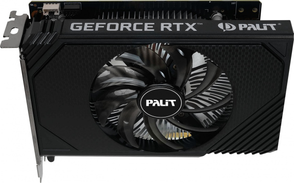 Видеокарта Palit PCI-E 4.0 RTX3050 STORMX OC NV RTX3050 6Gb 96bit GDDR6 1042/14000 DVIx1/HDMIx1/DPx1