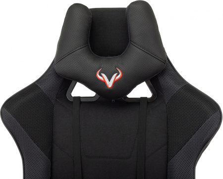Кресло игровое Zombie VIKING 4 AERO Edition черный текстиль/эко.кожа с подголов. крестов. пластик