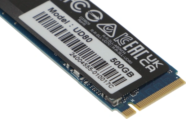 Накопитель SSD Silicon Power PCI-E 3.0 x4 500Gb SP500GBP34UD8005 UD80 M.2 2280