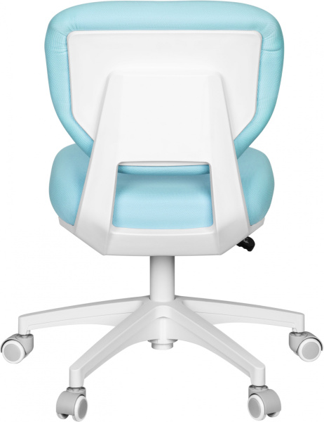 Кресло детское Cactus CS-CHR-3594BL голубой крестов. пластик белый