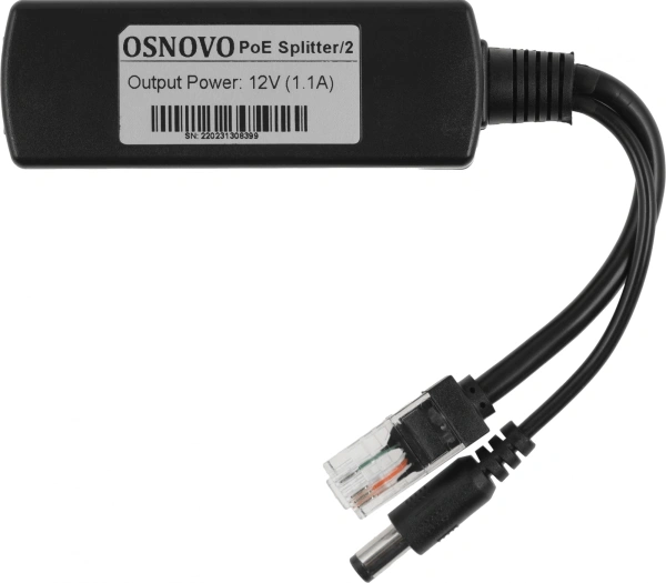 Сплиттер Osnovo PoE Splitter/2