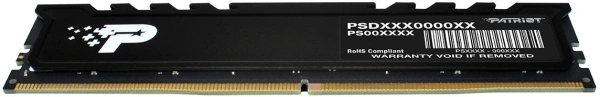 Память DDR5 32GB 4800MHz Patriot PSP532G48002H1 Signature Premium RTL PC5-38400 CL40 DIMM 288-pin 1.