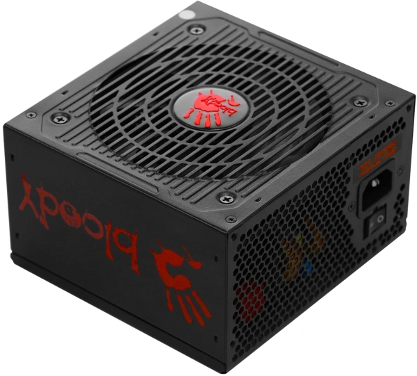 Блок питания Bloody ATX 750W BD-PS750G 80+ gold (20+4pin) APFC 120mm fan 6xSATA Cab Manag RTL