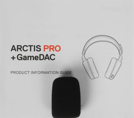 Наушники с микрофоном Steelseries Arctis Pro + GameDAC белый 3м мониторные оголовье (61454)