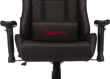 Кресло игровое A4Tech Bloody GC-550 черный эко.кожа крестов.