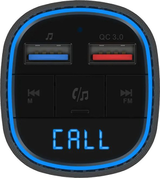 Автомобильный FM-модулятор Navitel BHF02 BASE черный MicroSD BT USB (BHF02_BASE)