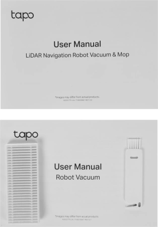 Пылесос-робот TP-Link Tapo RV30 40Вт белый/черный