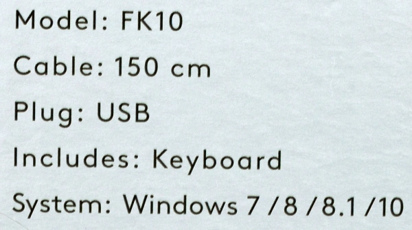 Клавиатура A4Tech Fstyler FK10 черный/серый USB