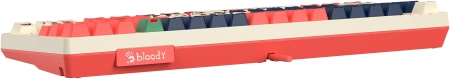 Клавиатура A4Tech Bloody AT87 Proxy Boom механическая бежевый/красный USB for gamer LED (AT87)